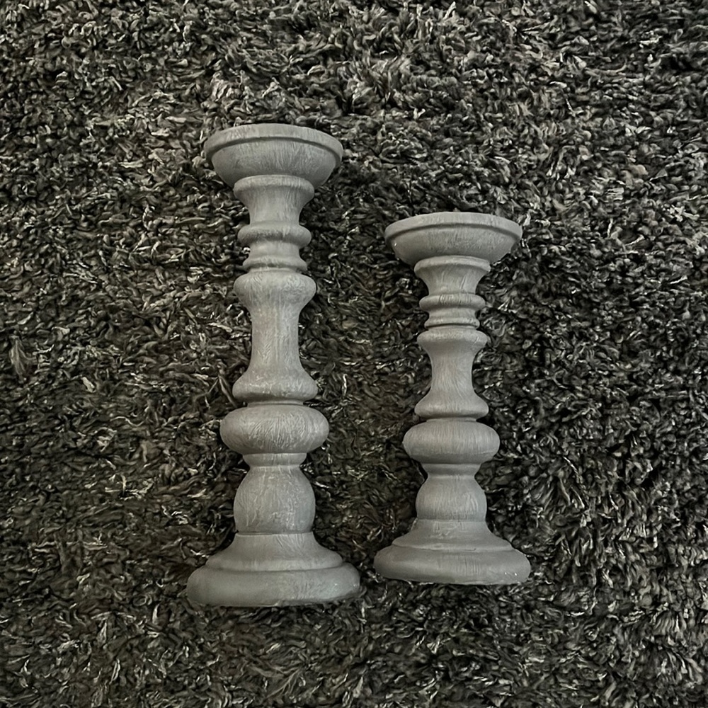 Set of candle holders